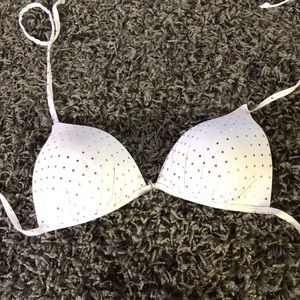 Rose gold polka dot bikini